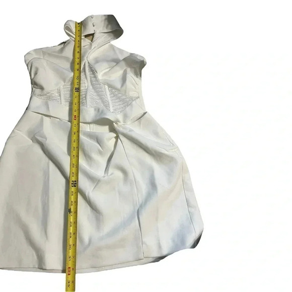 NWT Sabo Skirt Amaris White Halter Dress - Picture 5 of 9